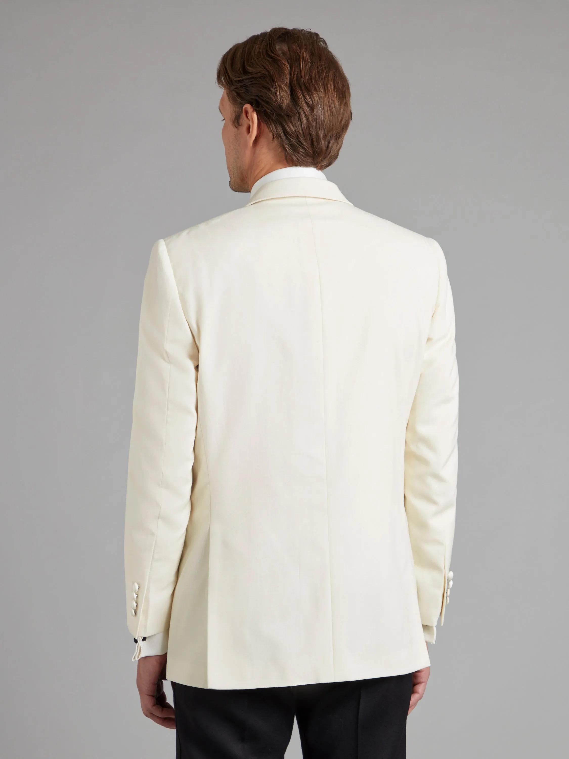 Carlyle Tuxedo Jacket - White