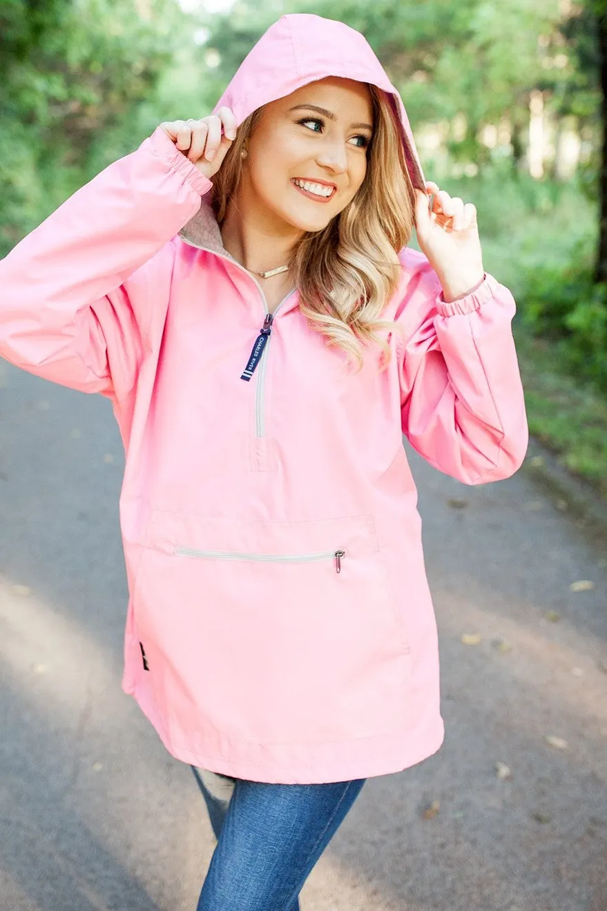 Chatham Anorak Pullover Neon Pink