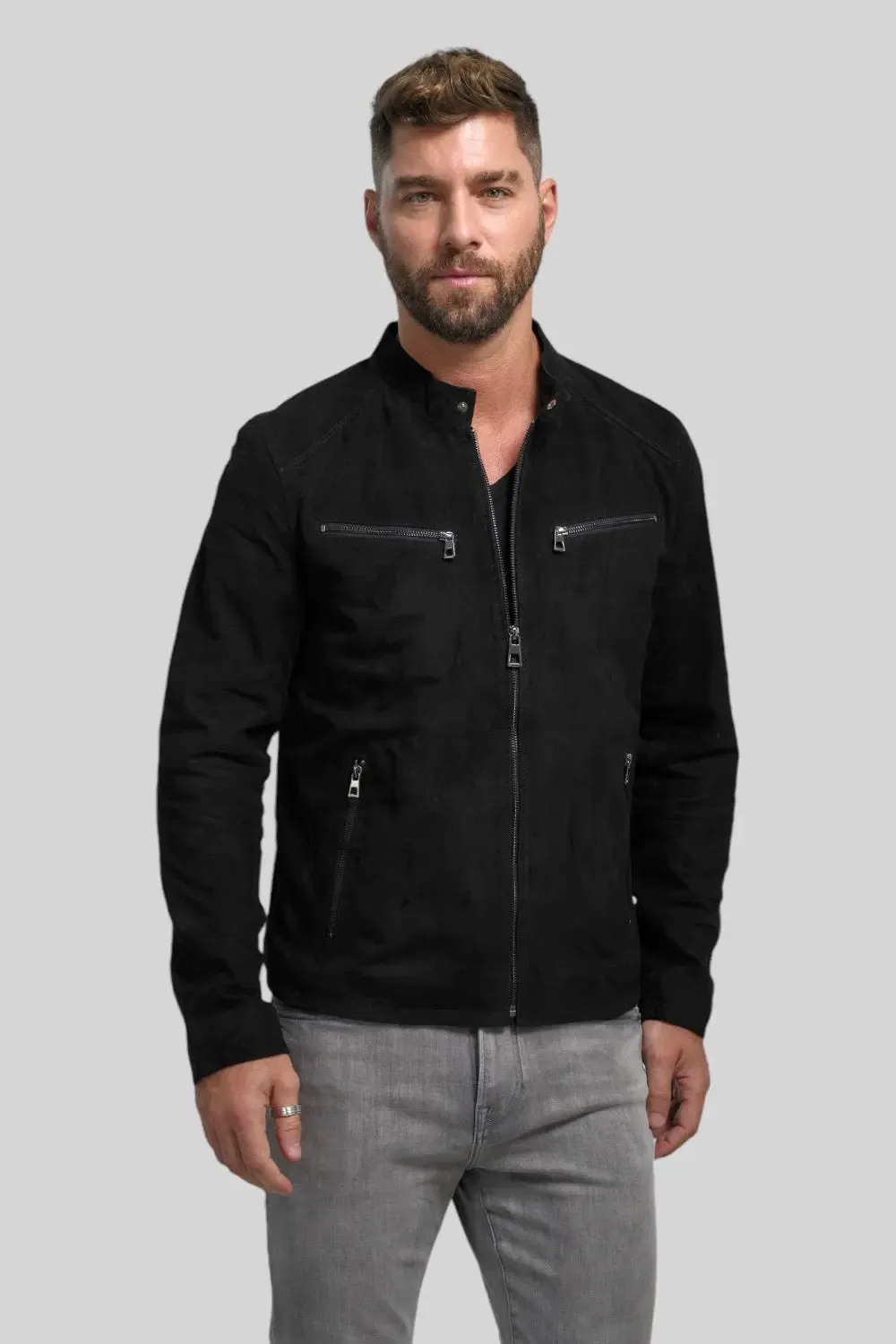 Hugo Suede Leather Jacket