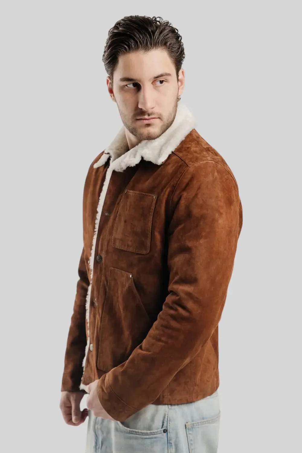 Juliano Suede Sheepskin Jacket