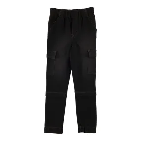 MONKEY BARS Toddler Boy's Cargo Knit Denim Pants