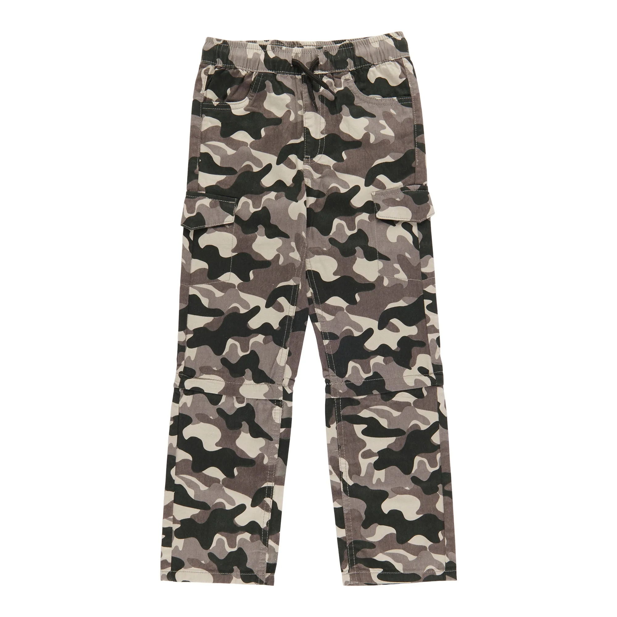 MONKEY BARS Toddler Boy's Cargo Zip-Off Pants