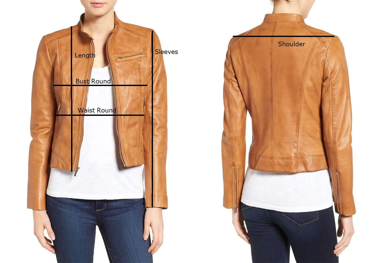Stylish New Women's Black Brando Belted Leather Jacket, Fashion Leather Jacket For Women