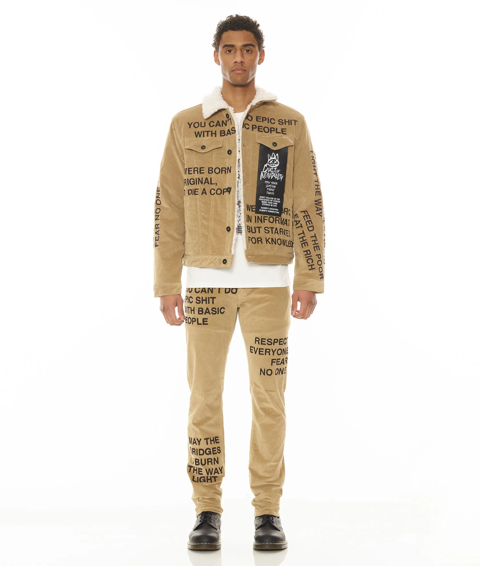 TYPE II DENIM JACKET IN BEIGE
