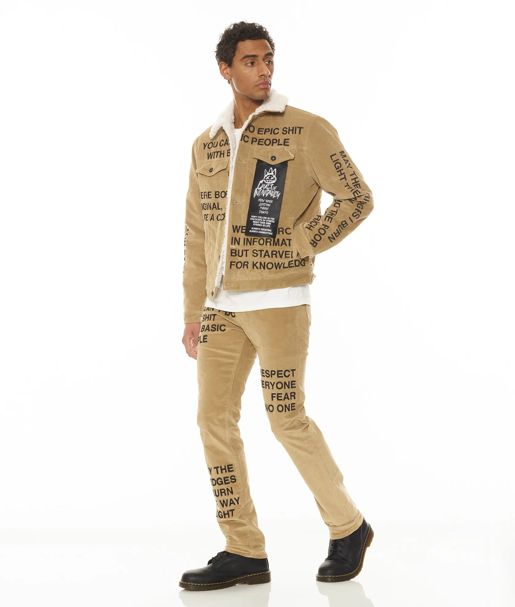 TYPE II DENIM JACKET IN BEIGE