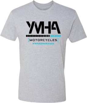 YAMAHA APPAREL Yamaha Rev T-Shirt - Heather Gray - 2XL NP21S-M3141-2X